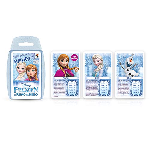 Top Trumps Frozen - Juego de Cartas Educativo | Utuliza tus conocimientos sobre tus personajes favoritos para ganar - Versión en Español