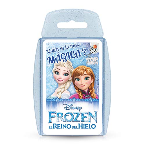 Top Trumps Frozen - Juego de Cartas Educativo | Utuliza tus conocimientos sobre tus personajes favoritos para ganar - Versión en Español