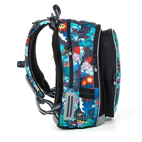 TOPGAL Mochila Escolar Niño 10 Años Mochila Para Colegio Mochila Para Ordenador Portátil Libros A4 Tableta Bolsa Escolar Chico Duradera Y Que Mantiene Postura Correcta