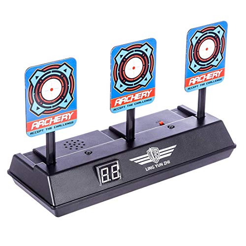 Topways® Auto Reset Shooting Target , Electrónico Scoring de Disparo Objetivo Reinicio Automático para Nerf Pfeile Juguete Pistolas N-Strike Elite / Mega / Rival Serie