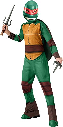 Tortugas Ninja - Disfraz de Raphael, para niños, talla L (Rubie's 886757-L)