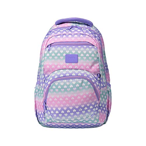 Totto-Mochila Juvenil Eco-Friendly Estampado Corel - Tracer 4