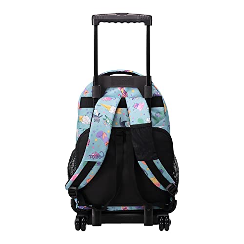 TOTTO Morral Rue Bomper Renglones Mochila con Ruedas, Adultos Unisex, Azul (Azul), Talla Única