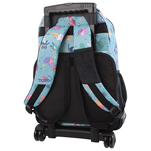 TOTTO Morral Rue Bomper Renglones Mochila con Ruedas, Adultos Unisex, Azul (Azul), Talla Única