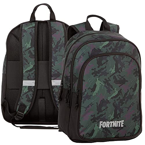 Toy Bags- Fortnite Camo Mochila Doble Compartimento, Color Camuflaje, M (T434-836)