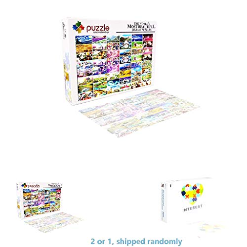 Toy Factory Puzzle - Manga Su Nombre 300/500/1000/1500 Piezas For El Regalo del Rompecabezas del Juguete del Cabrito Adultos Puzzle (Color : A, Size : 1000PC)