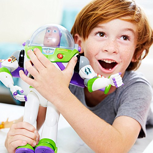 Toy Story Disney Advanced Talking Buzz Lightyear Action Figure 12'' (Official Disney Product). Ideal Toy For Child and Kid. by