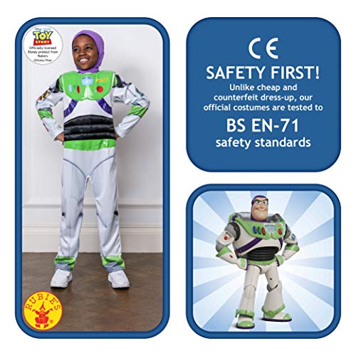 TOY STORY (DISNEY PIXAR) New Deluxe Buzz Lightyear - Kids Costume 7 - 8 years , color/modelo surtido