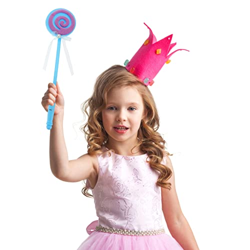 TOYANDONA 4 Unids Luminoso Fairy Wand Stick Glow Glow Sticks Princess Wand Toy Princess Wand Cutelollipop Hada Fairy Wand Angel Wand para Halloween Princess Party Supplies Goodie Bolsas