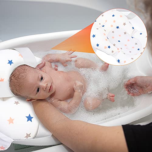 TOYANDONA Asiento de Apoyo para El Baño de Bebé Cojín de Baño Ajustable Antideslizante para La Ducha de Recién Nacido Asiento de Bañera para La Bañera ( )