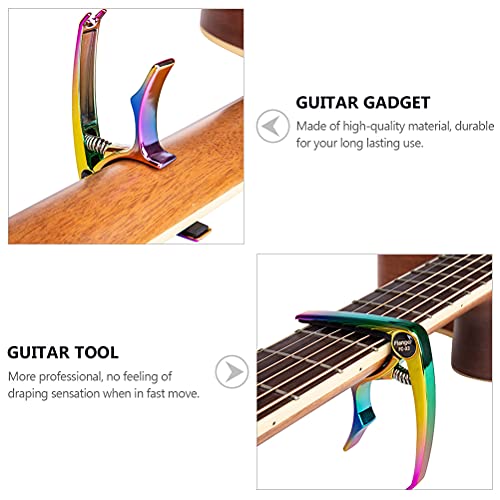 TOYANDONA Guitarra eléctrica acústica Capo Guitarra Profesional Capo Guitarra portátil Capo