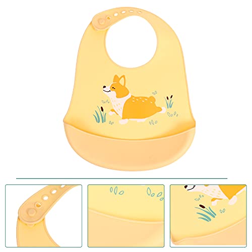 TOYANDONA Unisex Silicone Baby Bibs Baby Supplies Portátiles Impermeables Baberos para niños pequeños