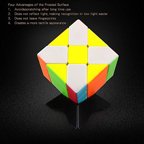 TOYESS Fisher Cube 3x3x3 Speed Cube, Cubo de Velocidad 3x3 Stickerless, Rompecabezas Puzzle Juguetes para Adulto & Niños