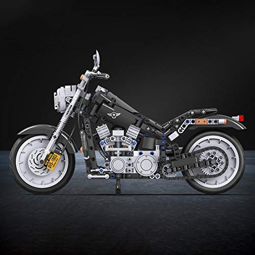 TOYPRO Juego de construcción de motocicleta para Harley, técnica de carreras, juego de construcción compatible con Lego Technic – 709 bloques de construcción