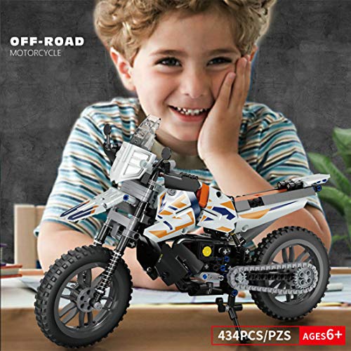 TOYPRO Juego de construcción para moto KTM-790, 434 piezas, compatible con Lego Technic