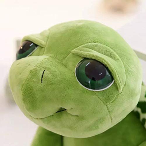 Toyvian Peluche Tortuga Peluche Juguete Blando Kawaii Tortuga Verde Tortuga Juguete Animal de Peluche Suave 18cm