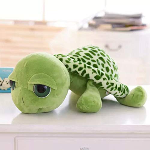 Toyvian Peluche Tortuga Peluche Juguete Blando Kawaii Tortuga Verde Tortuga Juguete Animal de Peluche Suave 18cm