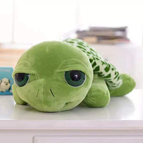 Toyvian Peluche Tortuga Peluche Juguete Blando Kawaii Tortuga Verde Tortuga Juguete Animal de Peluche Suave 18cm