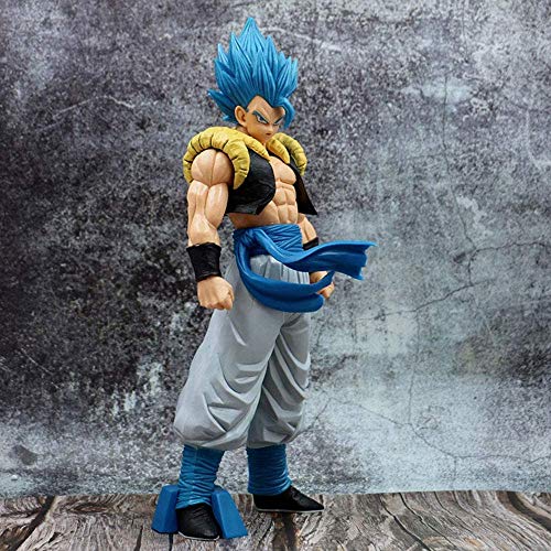 TQGG Dragon Ball Gogeta Blue Super Saiyan Man God Anime Figura 32CM-Figurilla Decoración Adornos Coleccionables Juguete Animaciones Modelo de Personaje