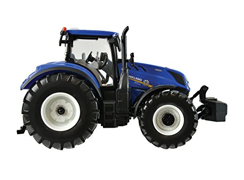 Tractor para niños New Holland, T7 315, Tomy de Britains– Tractor para niños con Sistema hidráulico Trasero de Altura Regulable y Eje Delantero dirigible – Tractor niños a Partir de 3 años