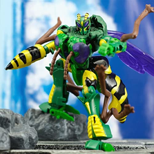 Transformer Juguetes Cybertron Autobots Movie Beast Wars: Kingdom Series Deluxe Waspinator Action Figure Robot KO Versión JIGFLY