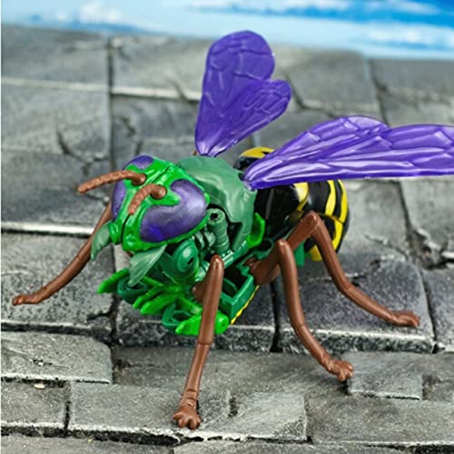 Transformer Juguetes Cybertron Autobots Movie Beast Wars: Kingdom Series Deluxe Waspinator Action Figure Robot KO Versión JIGFLY