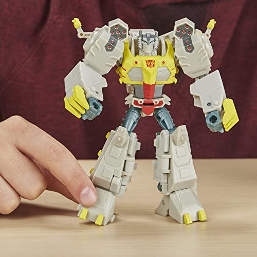 Transformers Bumblebee Cyberverse Adventures Deluxe Class Grimlock Figura de acción Chomp Jaw Action Attacke, 12,5 cm