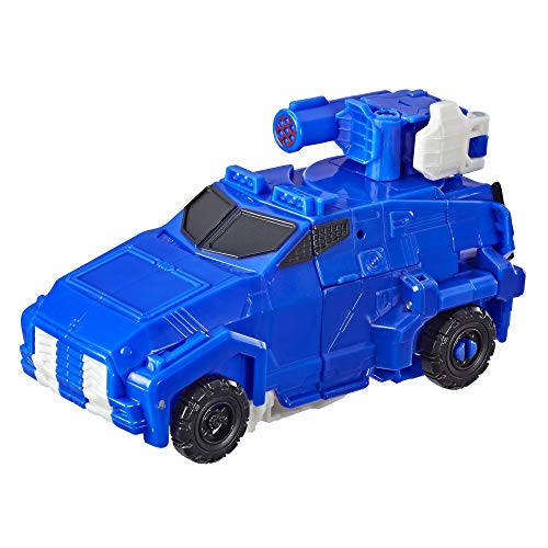 Transformers Bumblebee Cyberverse Adventures Warrior Class Figura de acción Soundwave Juguete, Movimiento de Ataque repetible, para Edades de 6 y más, 5.3 Pulgadas