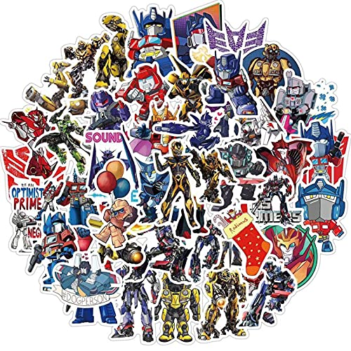 Transformers Computer Waterproof Skateboard Casco Equipaje Notebook Teléfono Móvil Personalizado Graffiti Sticker 50PCS