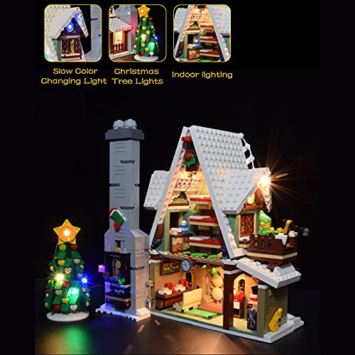 TRCS Juego de iluminación LED para casa de elfos 10275, compatible con Lego 10275 (no incluye kit de construcción Lego).