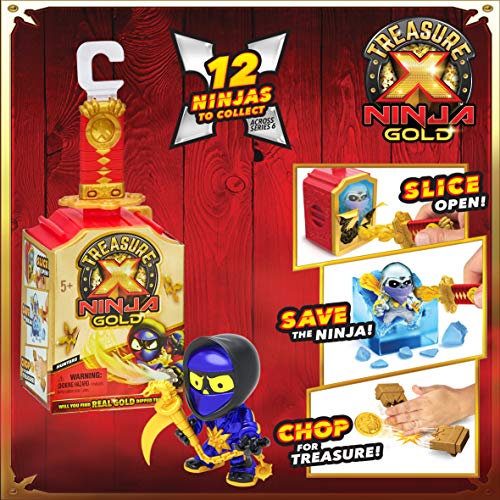 TREASURE X 41625 Ninja Gold Hunters Paquete Individual de Estilos Varian, uno suministrado