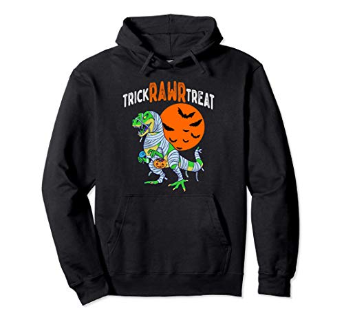 Truco Rawr Tratar Halloween Dinosaurio T Rex Chicos Sudadera con Capucha