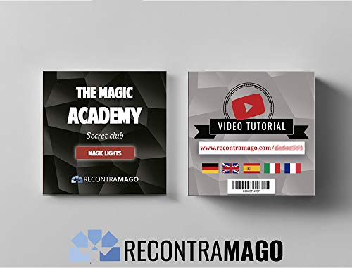 Trucos de Magia -Magia con Luces Rojas que aparecerán y desaparecerán en tus manos. Nuevo sistema mejorado. Dos pulgares Luminosos trucos de magia para adultos. Incluye link a video (ROJOS)