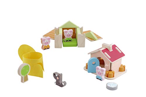 Trudi- Set Costruzioni i 3 Porcellini Construcciones, Multicolor (83062)