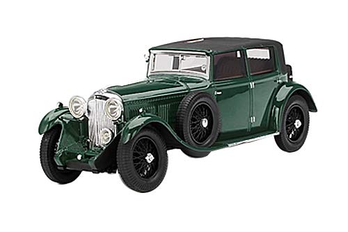 True Scale Miniatures TSMCE180006 1930 Bentley - Coche de 8 litros, color verde y negro