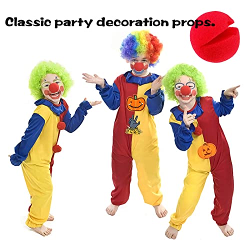 TRYT Clown nose, 16 piezas rojo esponja payaso, fiesta de magia de Navidad, fiesta de cumpleaños, decoración de boda, para niños y adultos máscara de dibujos animados role play nose props