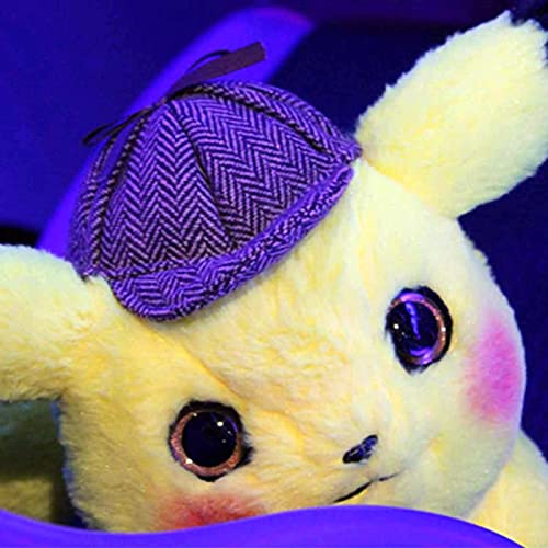 TTHH Peluche Detective Pikachu, Juguete De Regalo De Pokemon Pikachu para Niños