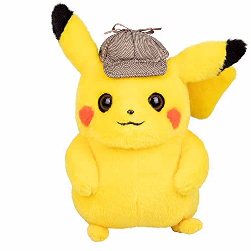 TTHH Peluche Detective Pikachu, Juguete De Regalo De Pokemon Pikachu para Niños