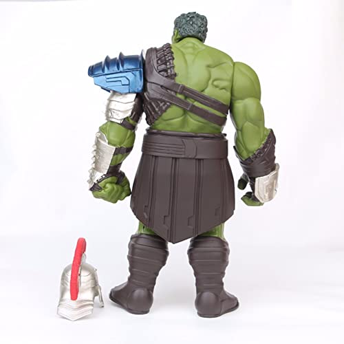 TTHH Vengadores Marvel Hulk Thor 3 Ragnarok Manos Movible Martillo De Guerra Hacha De Batalla Gladiador Hulk Figura De Acción Modelo De Juguete