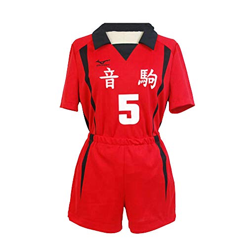 Tuboshu Uniforme de Escuela Secundaria Haikyuu Nekoma Tetsurou Kuroo Kozume Kenma Jersey Conjunto de Disfraz de Cosplay Ropa Deportiva de Equipo de Voleibol