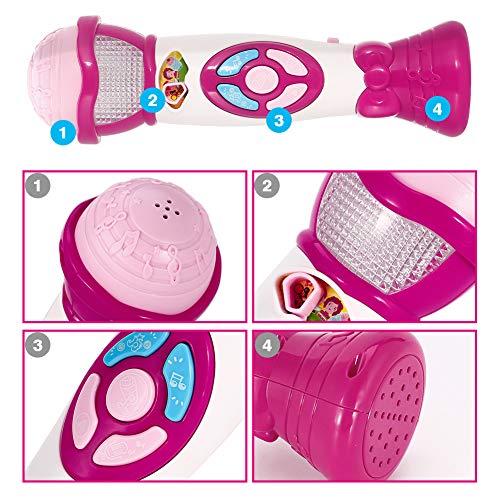 Twister.CK Kids Voice Changer Micrófono Karaoke Grabación de Juguete para niñas