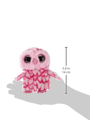 Ty - Pinky, Peluche búho, 15 cm, Color Rosa (36094TY)