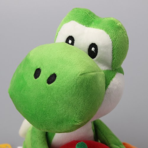 uiuoutoy Super Mario Bros Yoshi con juguete de peluche de manzana muñeca