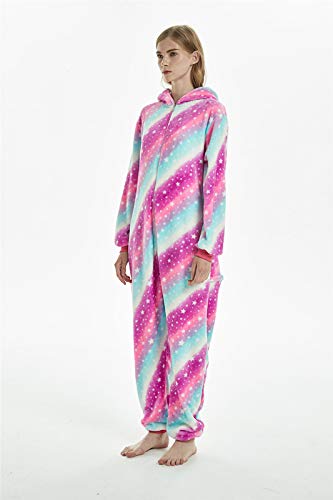 Unicornio Disfraz Animal Pijamas Carnaval Halloween Navidad Cosplay Traje Unisexo Adulto Ropa de Dormir