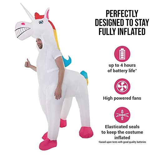 Unicornio Inflable Disfraz Adulto Del Caballo Mágico Disfraces Trajes Para Mujer Y Hombre