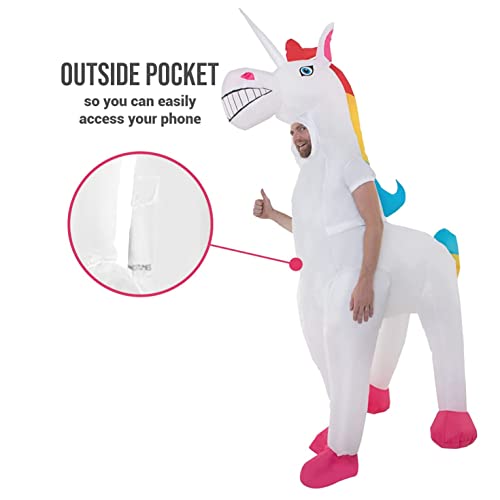 Unicornio Inflable Disfraz Adulto Del Caballo Mágico Disfraces Trajes Para Mujer Y Hombre