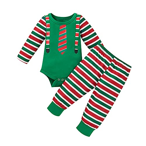 Unisexo Disfraz de Elfo Ropa,Disfraz Papa Noel Bebe Niño Recién Nacido Mono Bebe niñas y niños Mi Primera Navidad