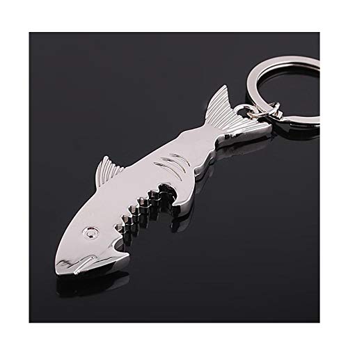 UOOOM 2 Piezas Personalidad Metal Ballena Abridor Llavero Keychain Regalo (2 Piezas)