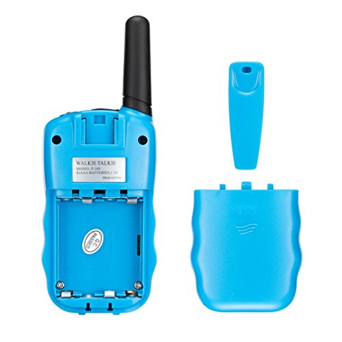 Upgrow Walkie Talkies Recargables, Juguetes para niños, Walkie-Talkies T-388 con Pilas, Radio de 2 vías con Linterna, Juguetes y Regalos para niños de 4 a 12 años