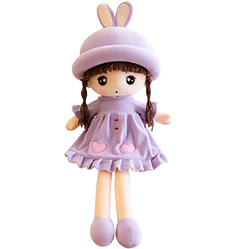 URFEDA Kawaii Muñeca de Trapo, Muñeca de Peluche Muñeca de Trapo Peluche Regalo de Niña Peluche Juguete para Niños Flor Niña Princesa Ragdoll Felpa Regalo Dulce Lindo Pareja para Dormir